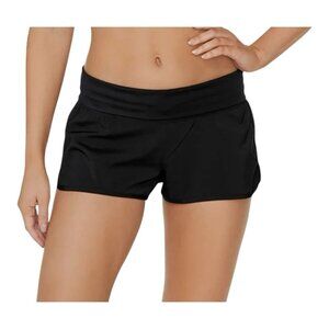 Raisins Women’s Aloha Solid Black Swim Short Size XL Swimwear